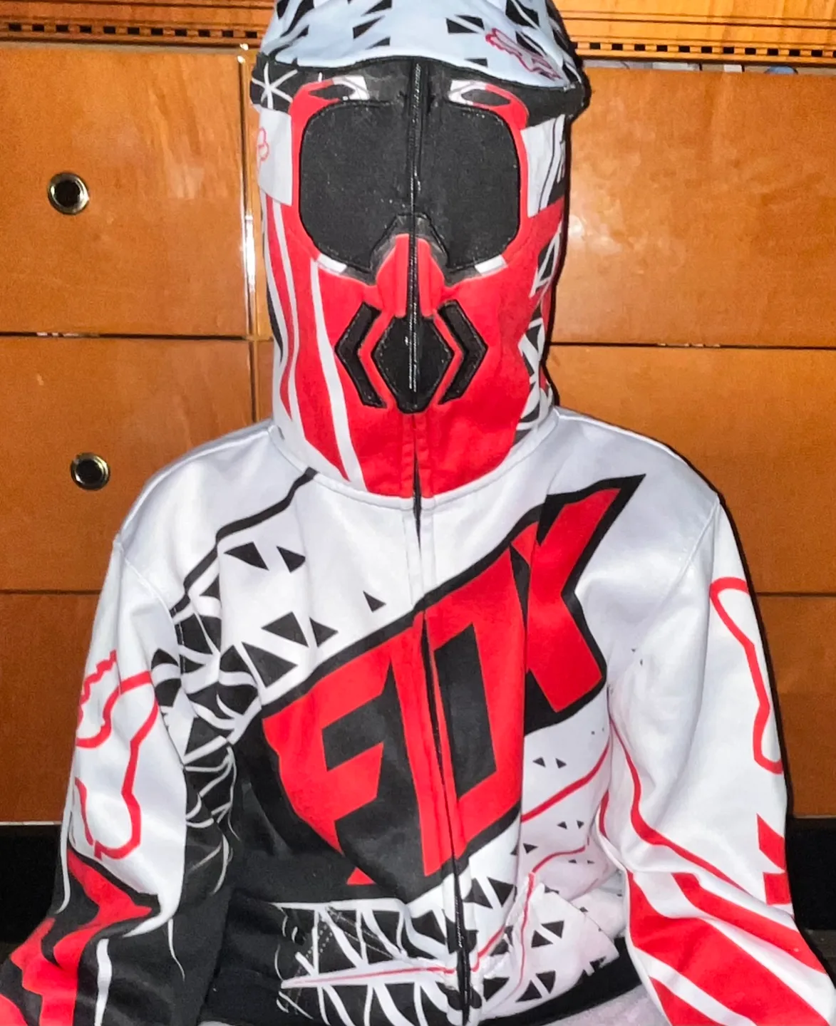 Fox Racing Youth Hoodie with Integrated Mask image indicator(4)