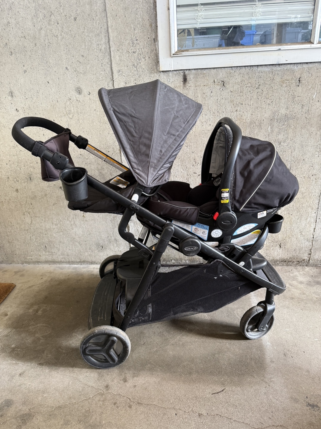 Graco Ready2Grow 2.0 Double Stroller and Car Seat and Base - photo 2