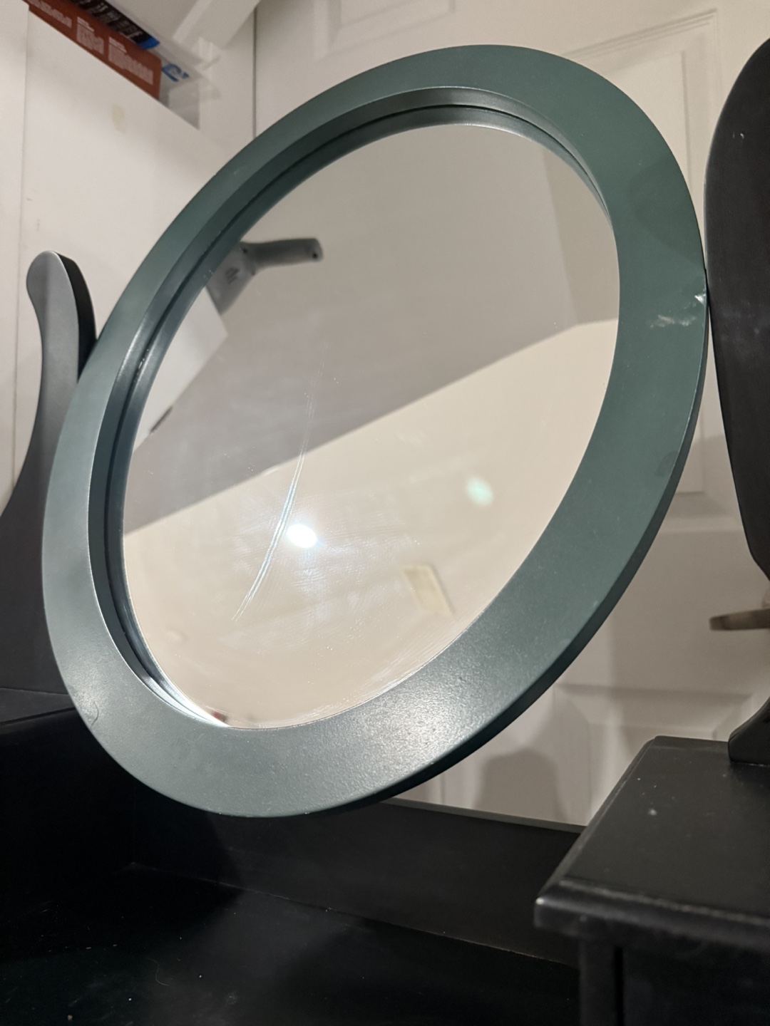 Vanity with Movable Mirror and Stool - photo 2