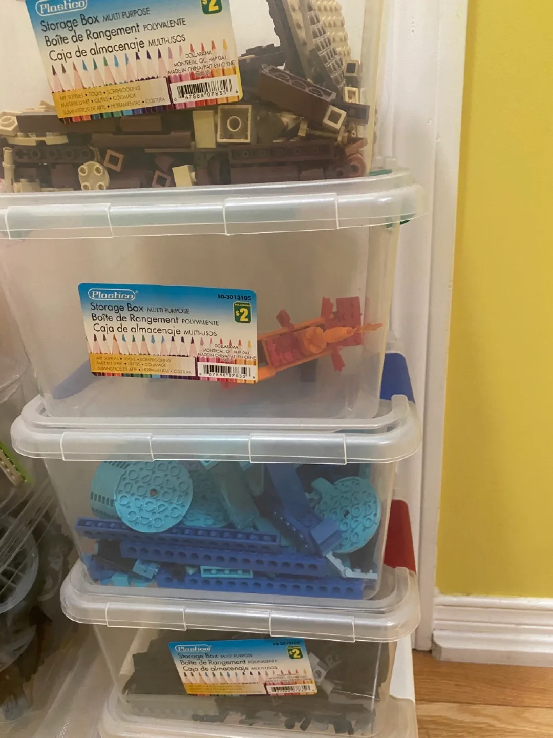Large LEGO Lot in Storage Bins 🏈 image indicator(2)