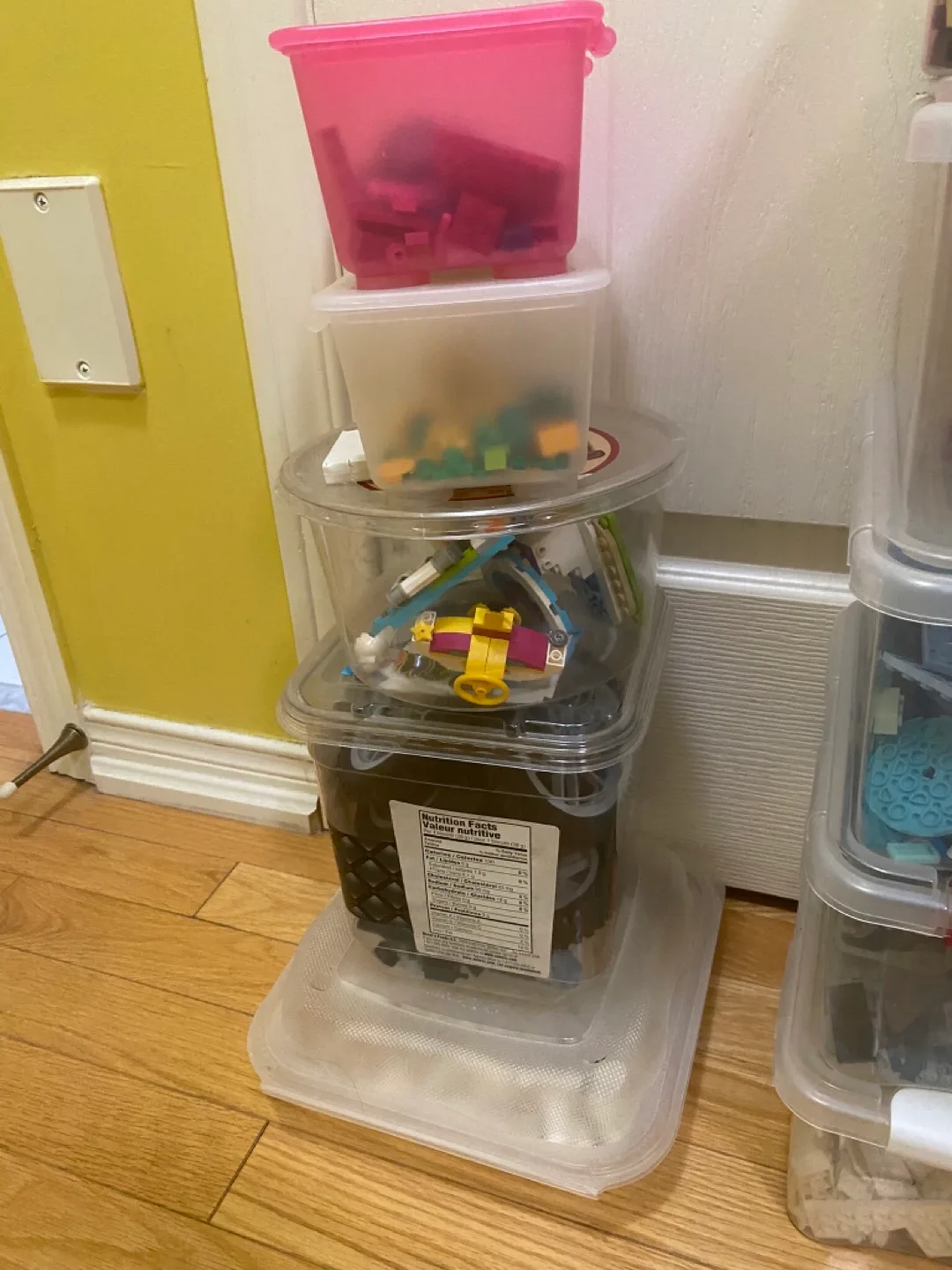 Large LEGO Lot in Storage Bins 🏈 image indicator(4)