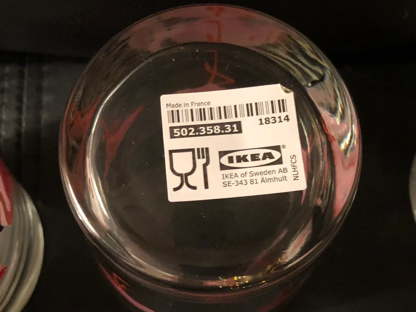 RARE Set of six IKEA Flamingo glasses - new 🏈 image indicator(2)