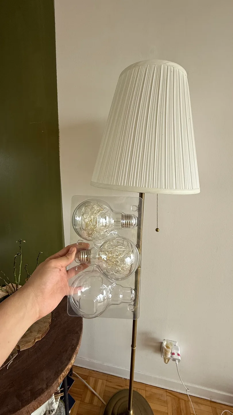 Floor Lamp with Three LED Edison Bulbs thumbnail