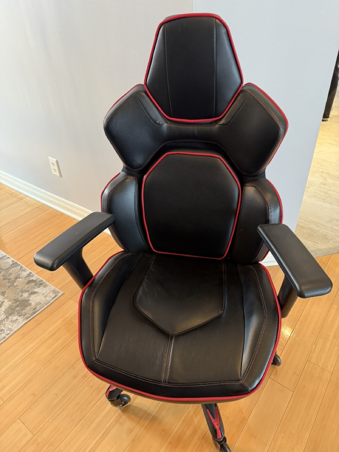 Gaming Chair - Black and Red - Adjustable