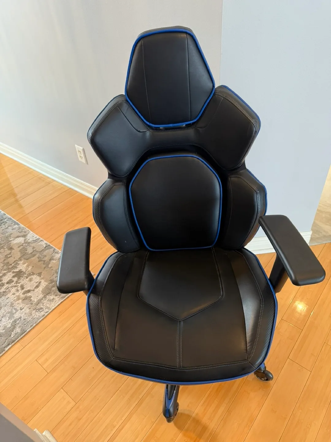 Gaming Chair - Black and Blue thumbnail
