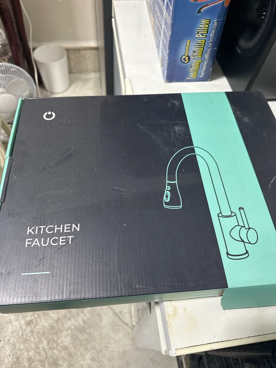 New in Box Matte Black Kitchen Faucet image indicator(2)