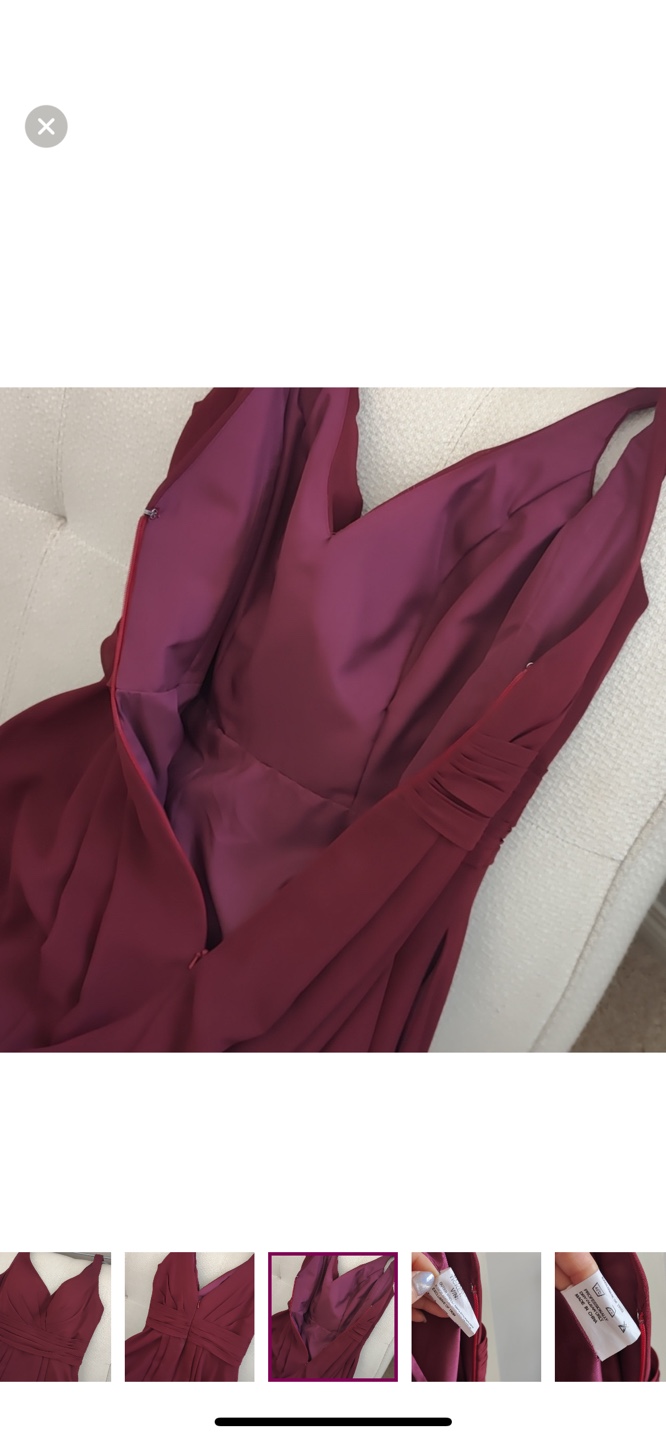 Burgundy Bridesmaid Dress - photo 4