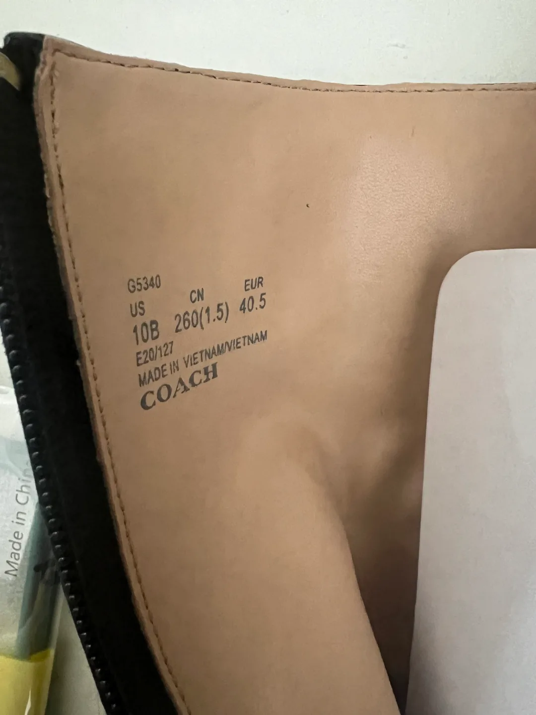 Coach Black Leather Ankle Boots Size 10B image indicator(2)