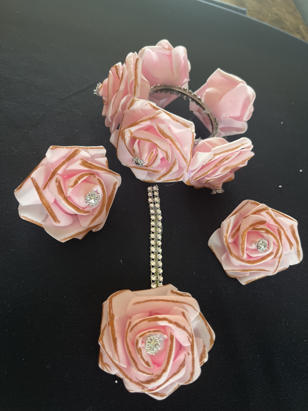 Pink Rose jewellery