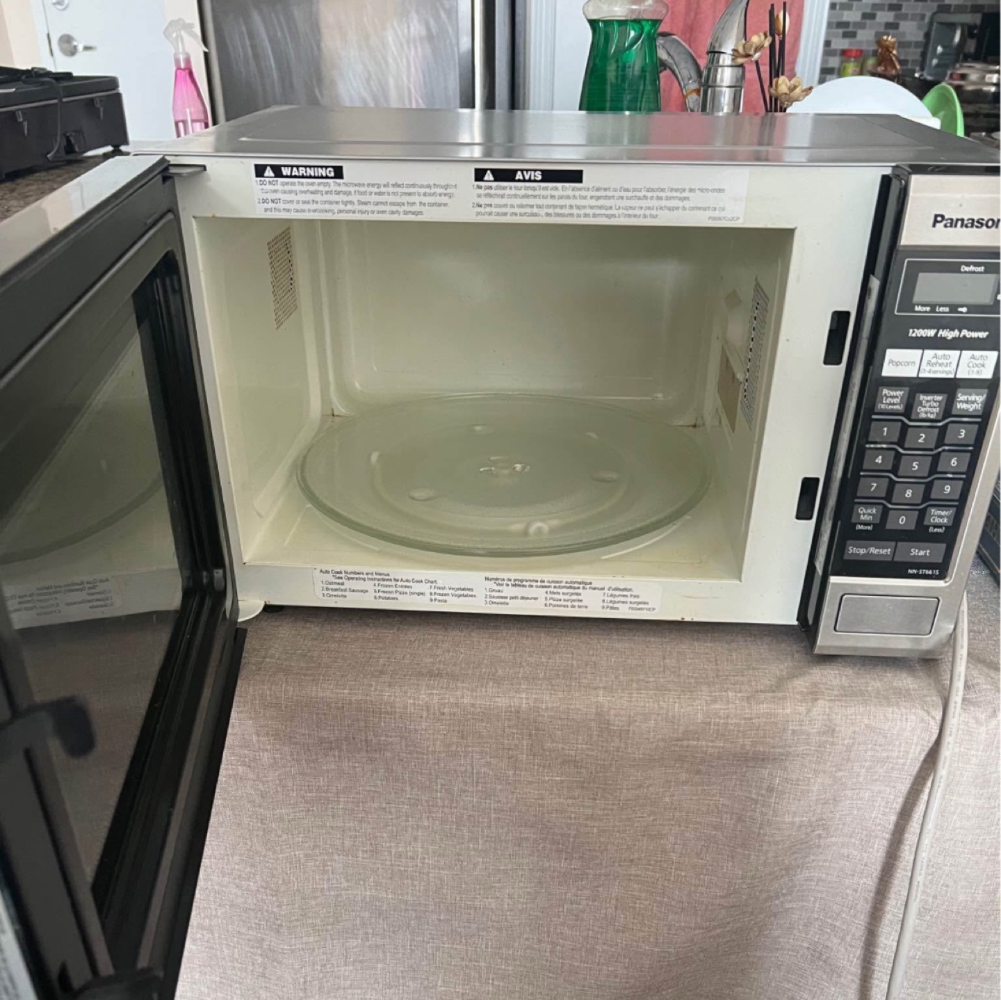 Panasonic Inverter Microwave - 1200W