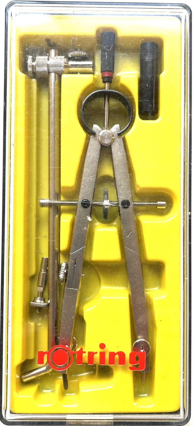 Rotring Compass Set in Original Case