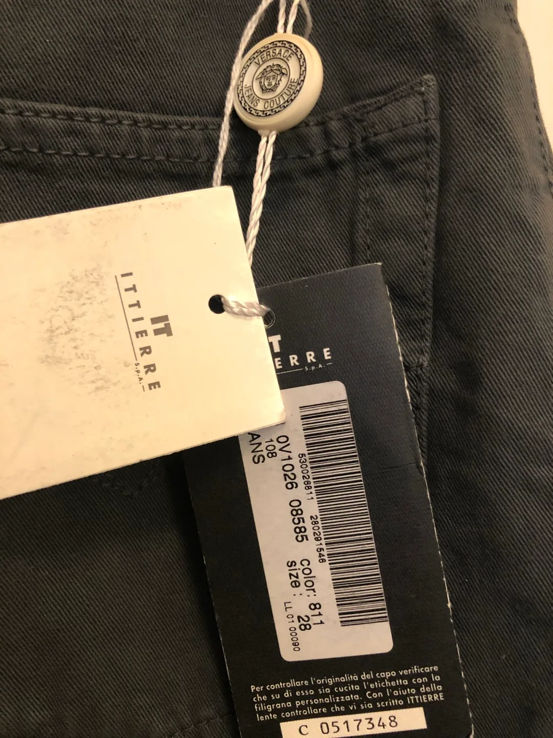 NEW Vintage Versace Jeans Couture - Size 28 🏈 image indicator(4)
