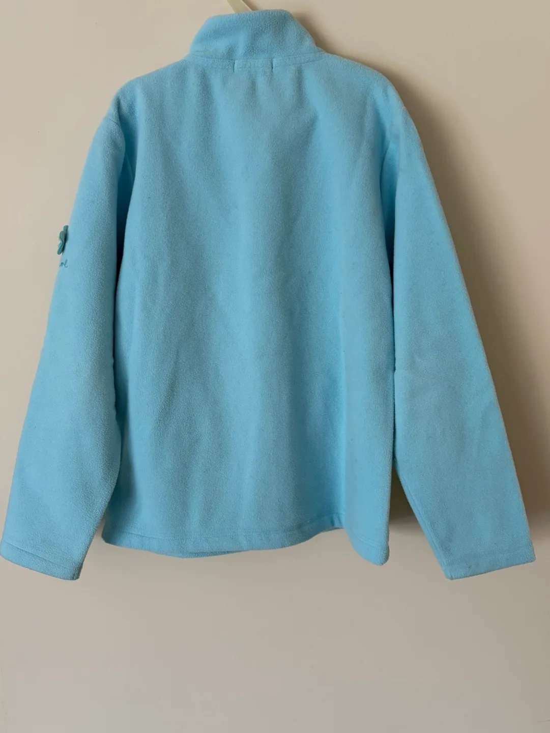 Girl's Light Blue Fleece Zip-up image indicator(2)