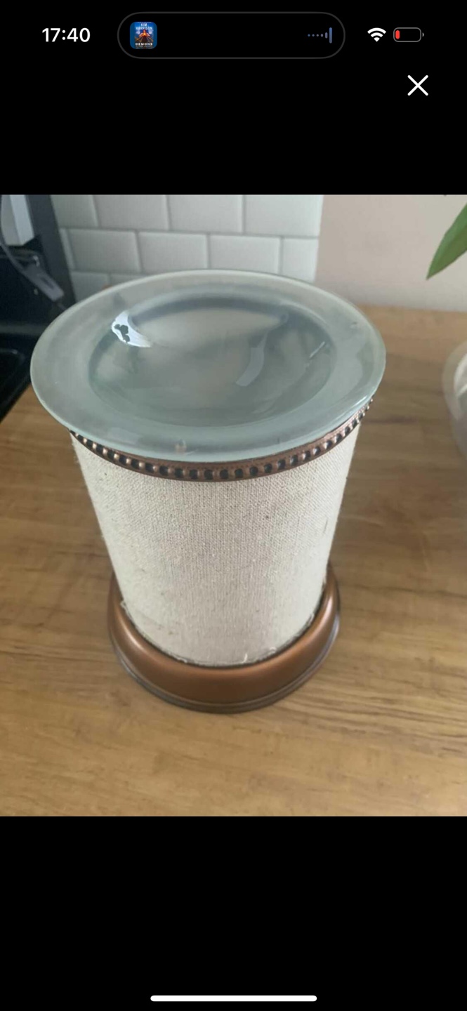Scentsy Shadow Collection Warmer - Linen Shade - photo 4