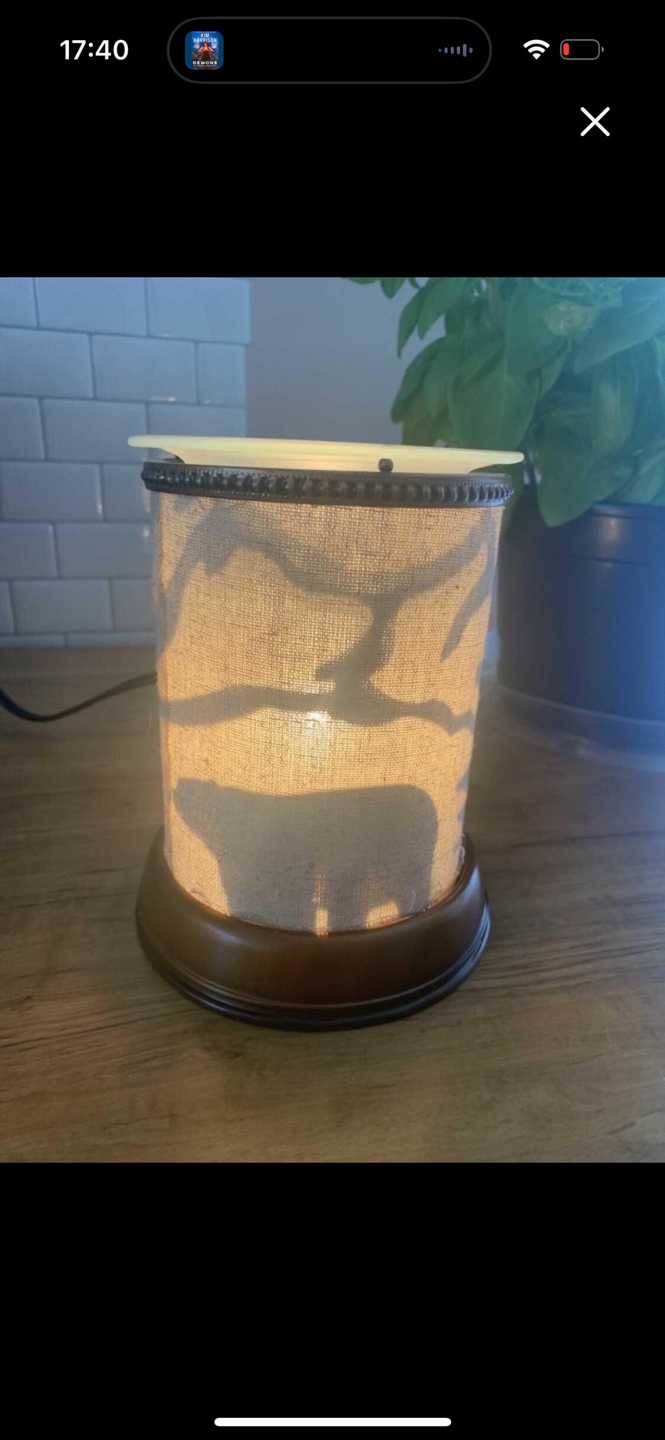 Scentsy Shadow Collection Warmer - Linen Shade