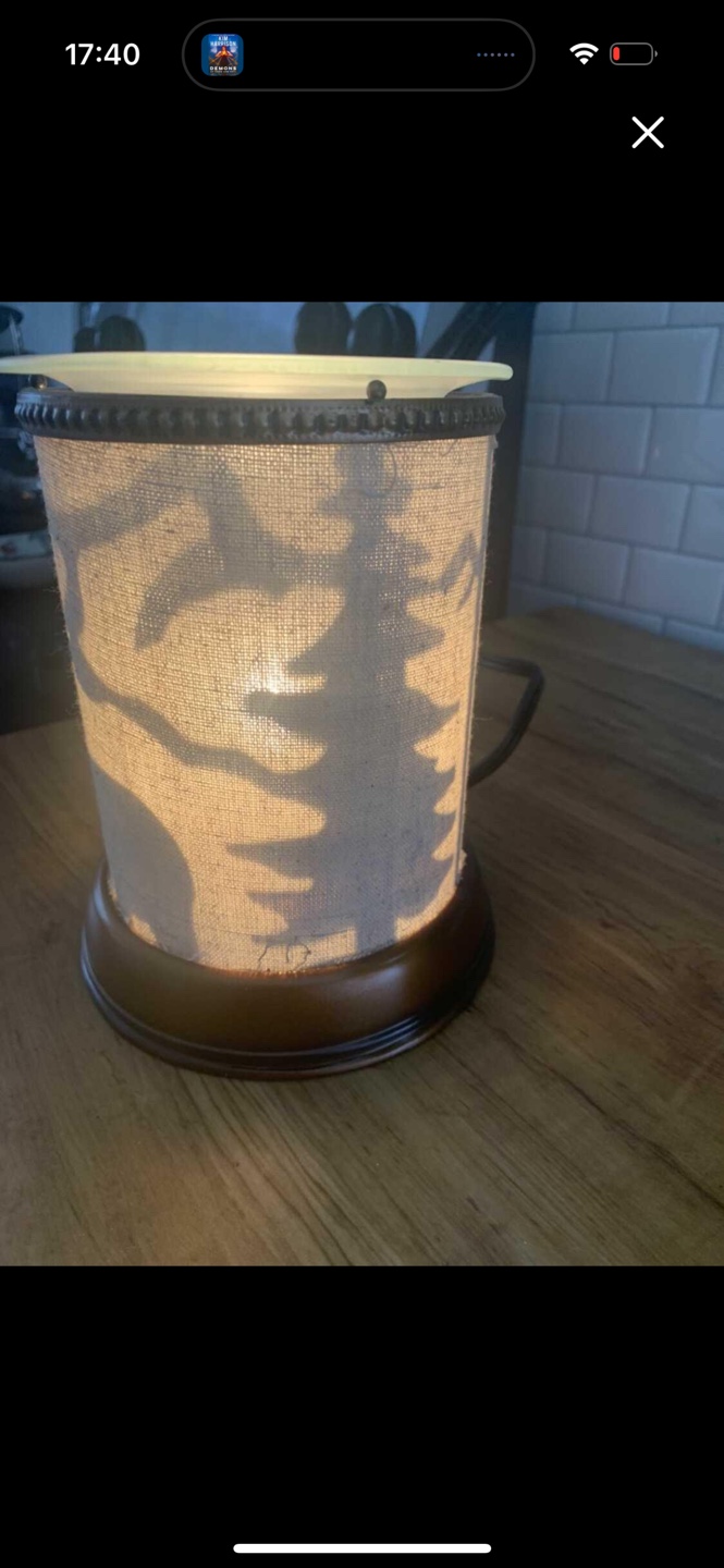 Scentsy Shadow Collection Warmer - Linen Shade - photo 2