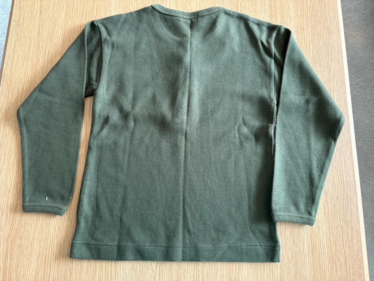 Kids' Olive Green Long-Sleeve Shirt image indicator(2)