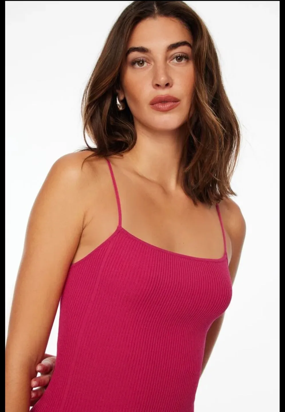 NEW Dynamite Ribbed Bodycon Midi Dress image indicator(3)