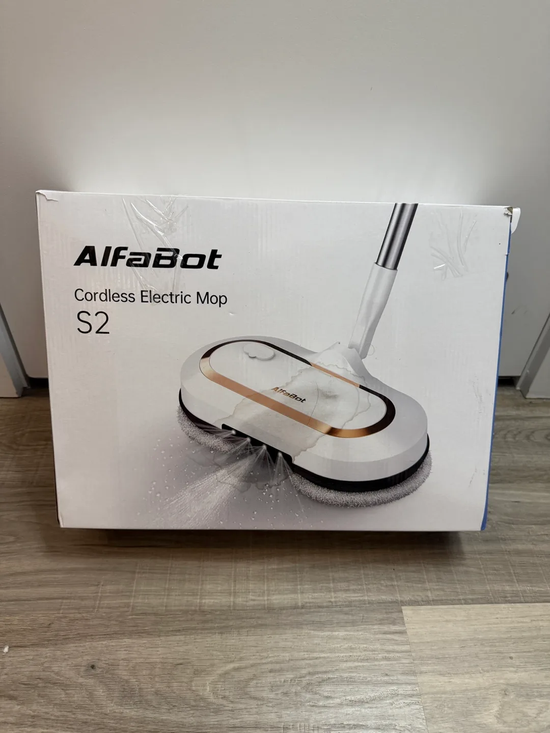 AlfaBot S2 Cordless Electric Mop - Brand New thumbnail