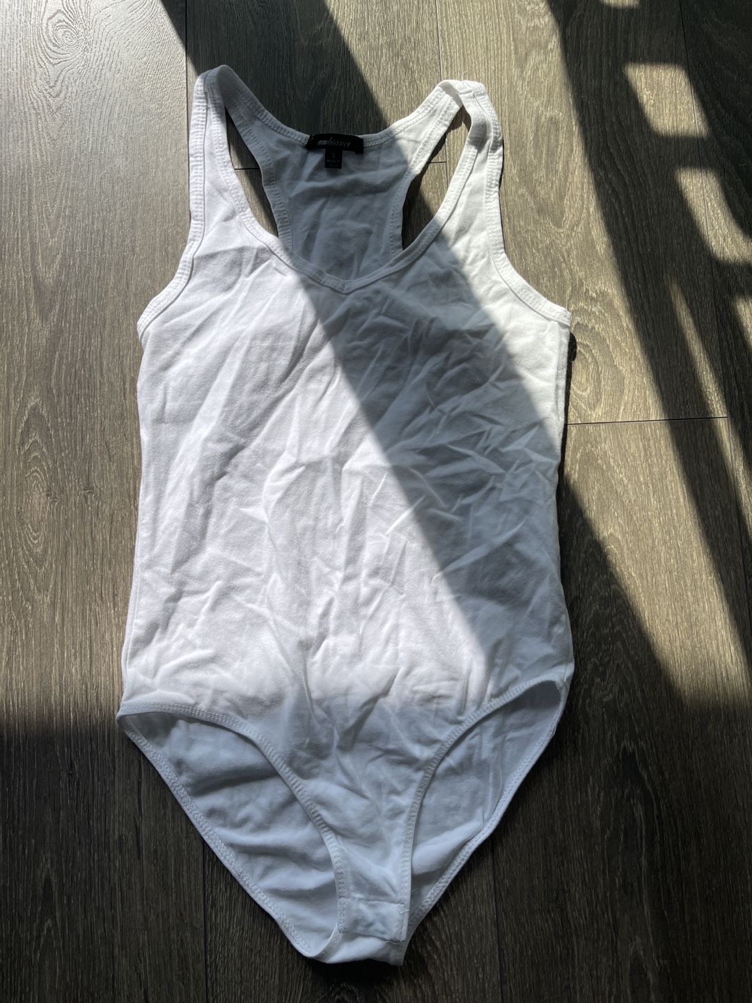 White Bodysuit, Size Small