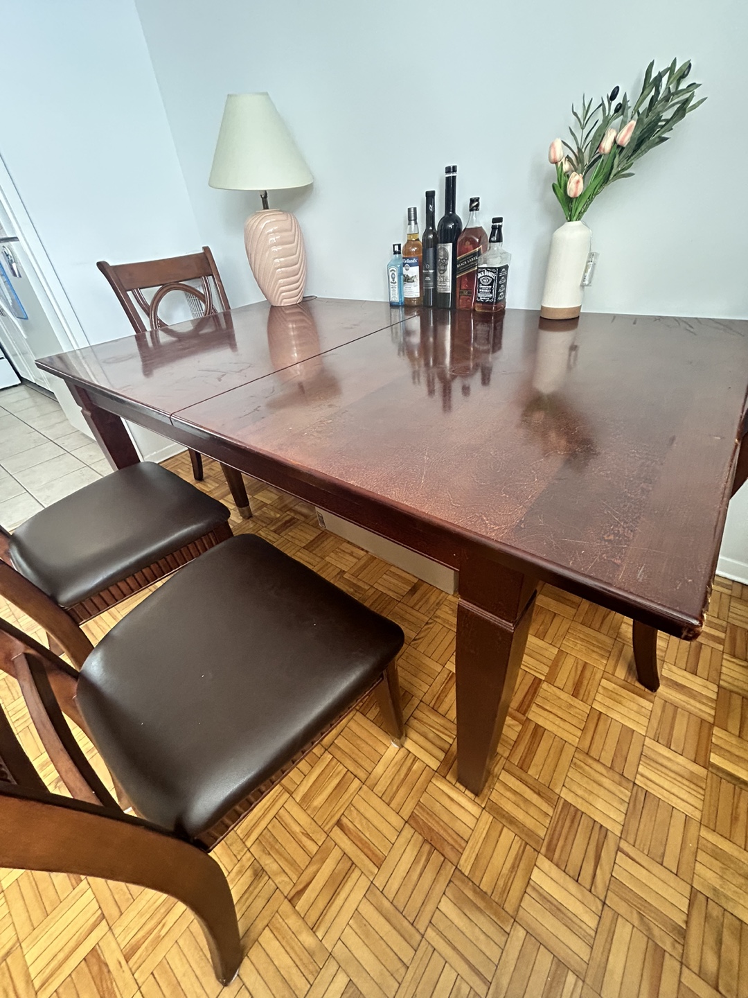 MOVING OUT SALE- Dining Table Set with 4 Chairs - photo 4