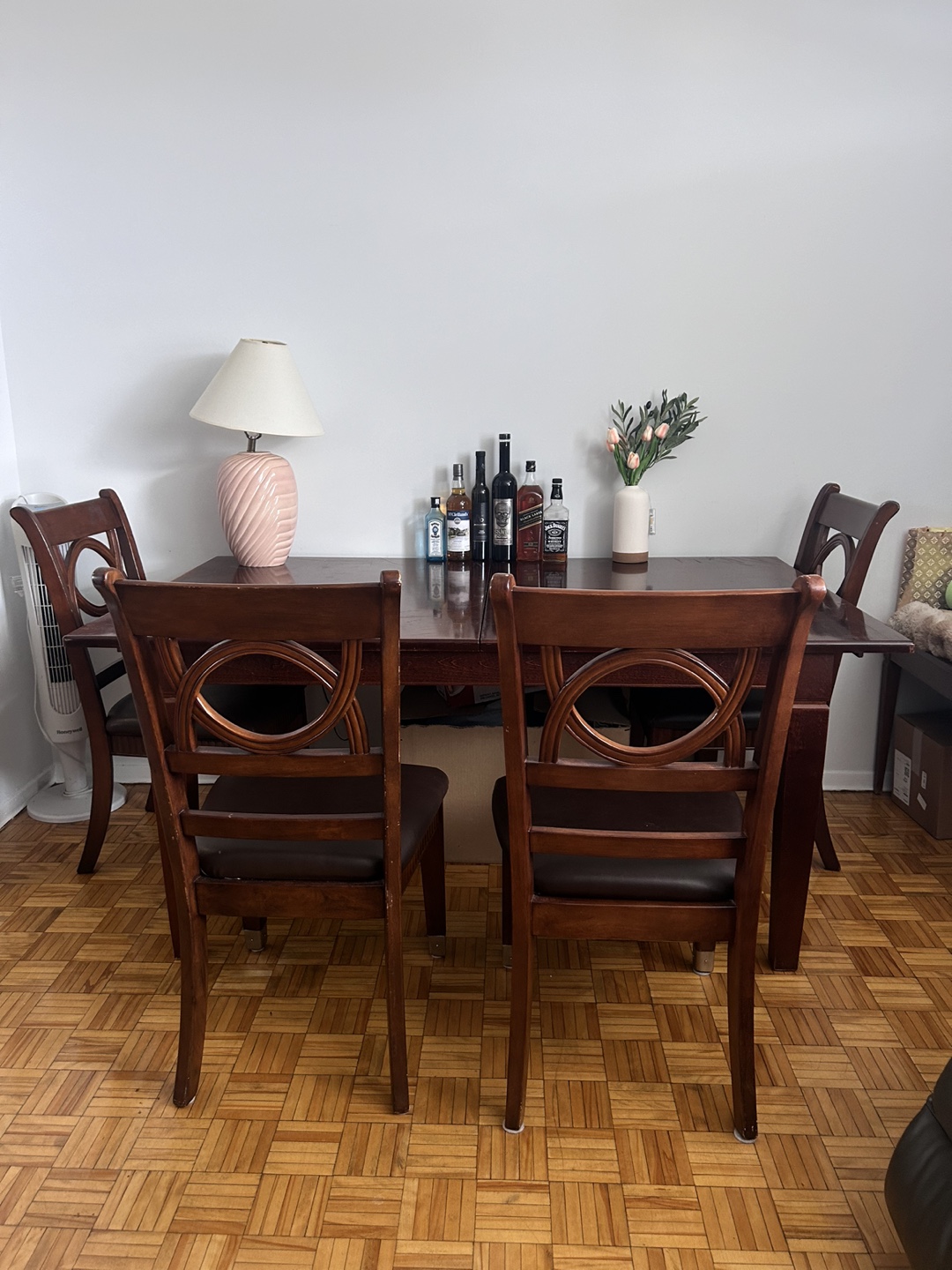 MOVING OUT SALE- Dining Table Set with 4 Chairs