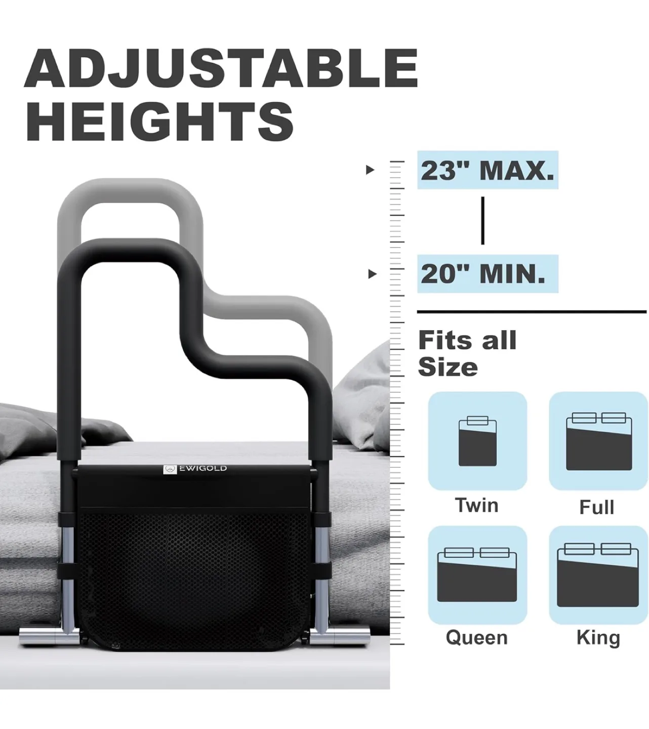 New  Bed Assist Handle - No Installation Needed! image indicator(4)
