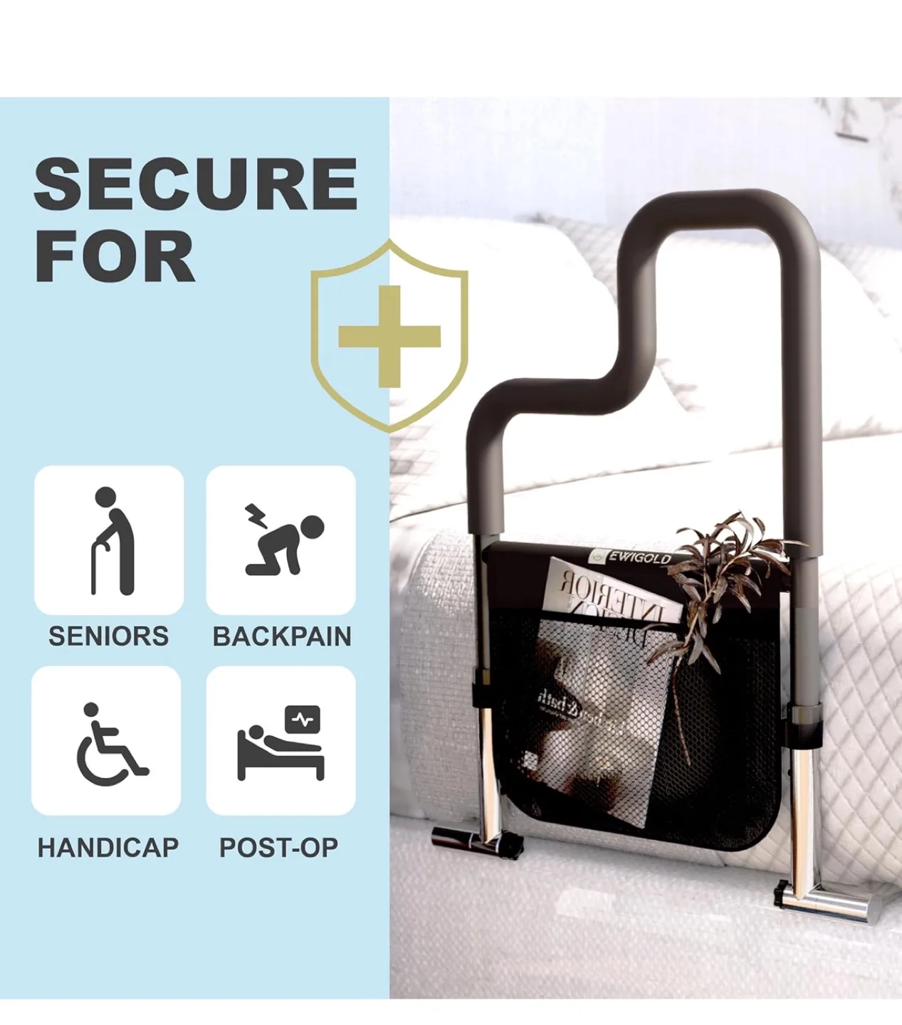 New  Bed Assist Handle - No Installation Needed! image indicator(3)