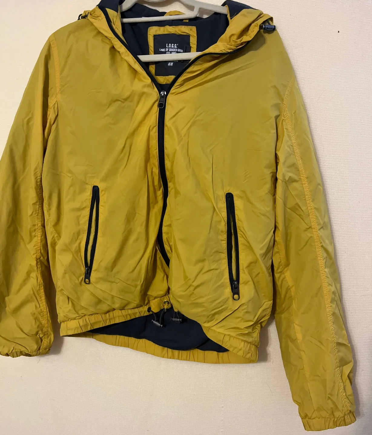 Mustard Yellow H&M Jacket with Hood image indicator(3)