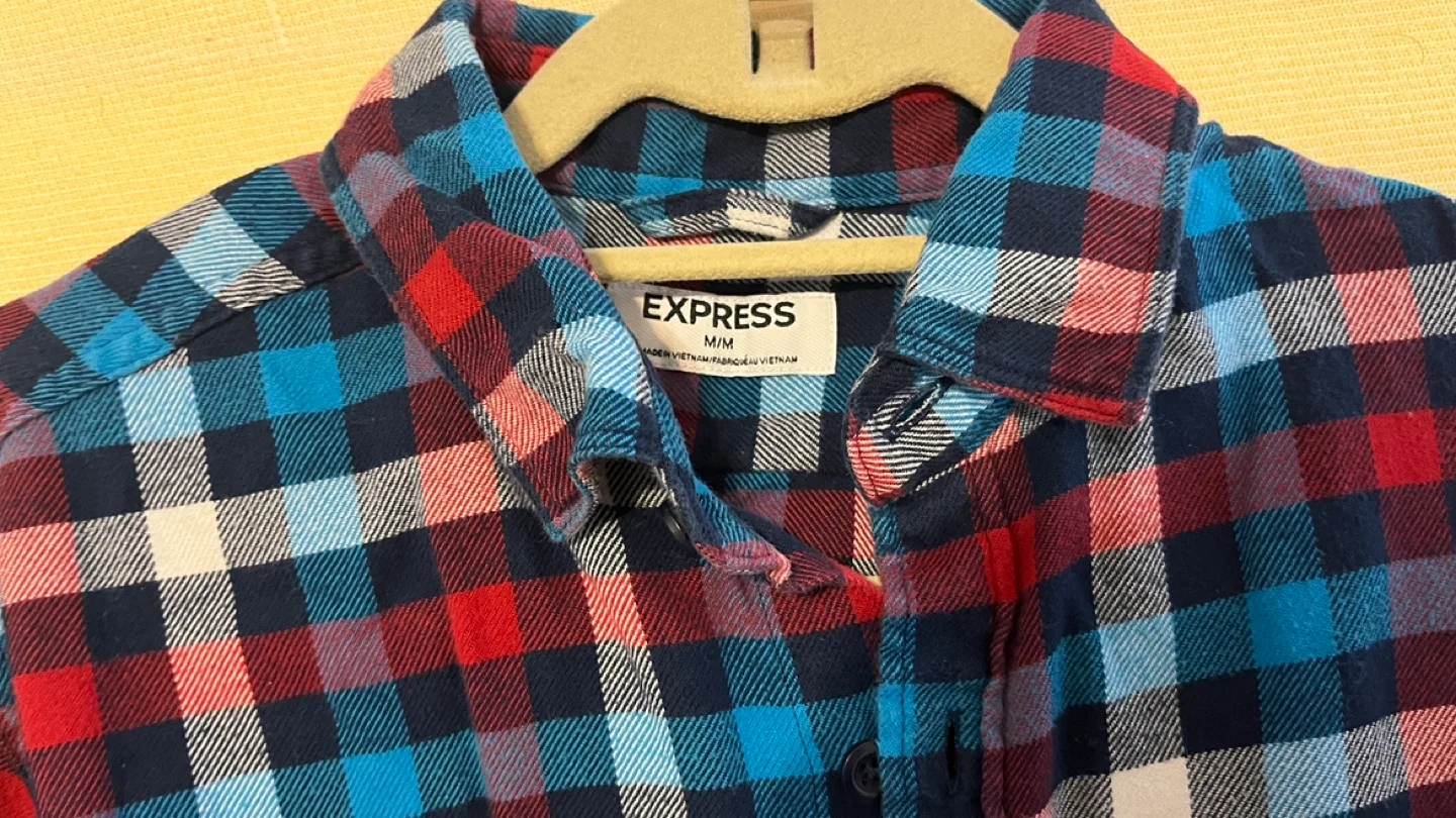 Men's Express Flannel Shirt, Size M image indicator(2)