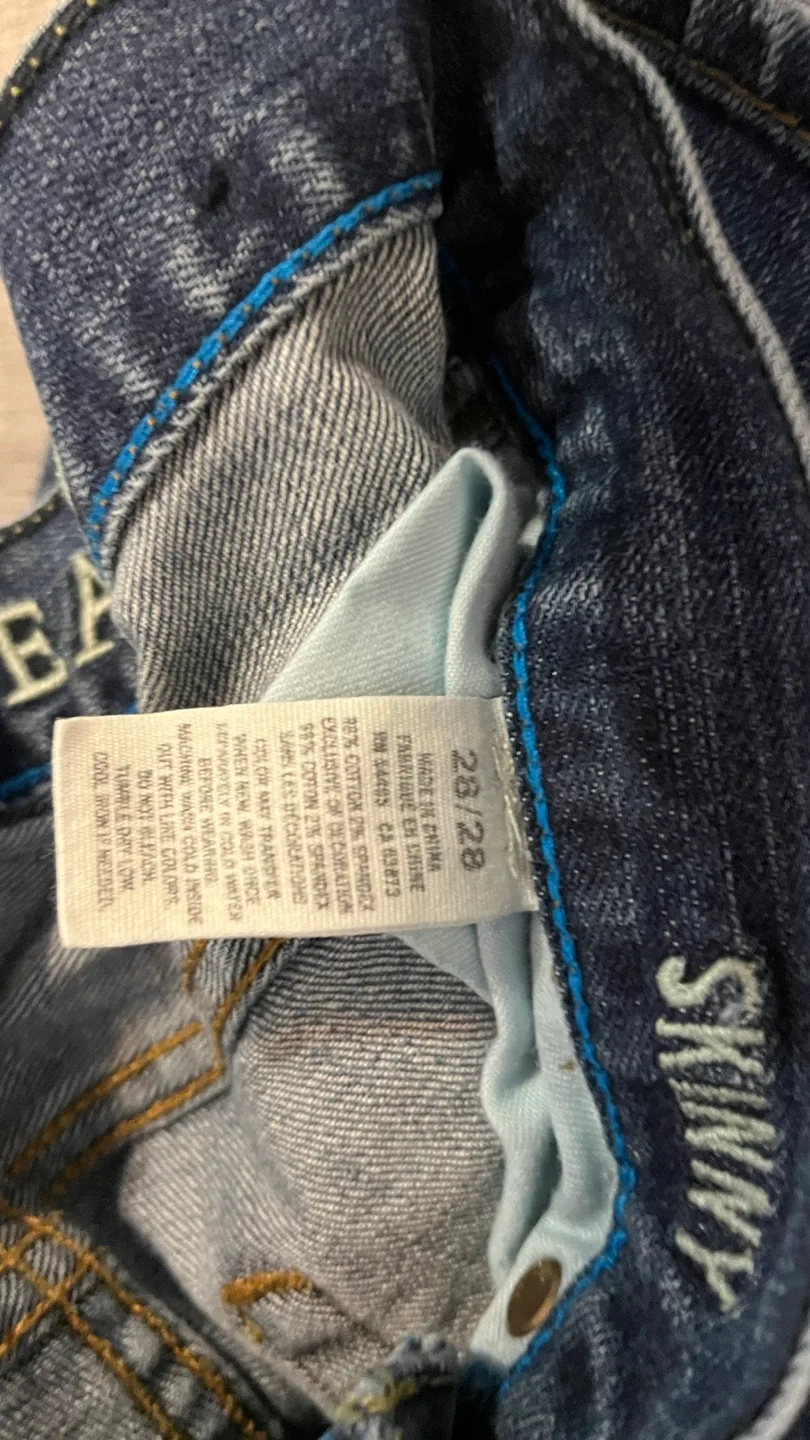 Men's American Eagle Slim Straight Jeans - Size 28x28 image indicator(5)