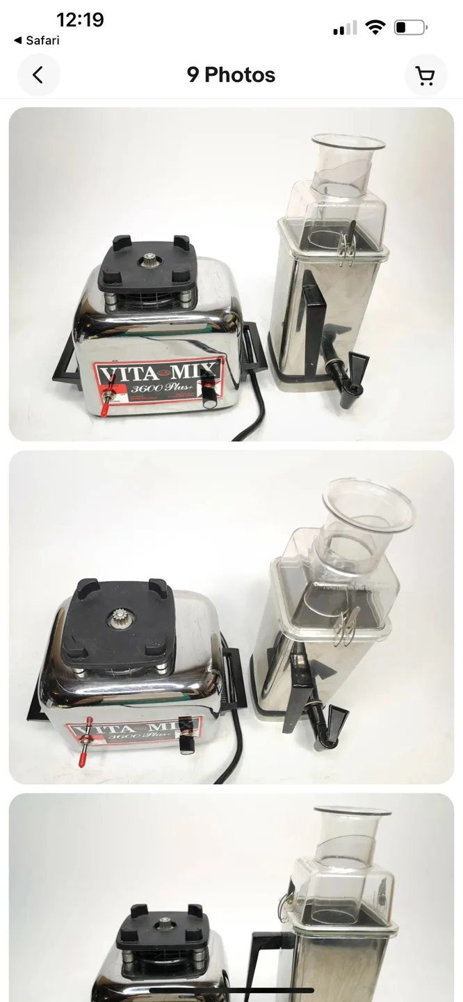 Vintage Vitamix 3600 Plus Blender Stainless Steel image indicator(3)