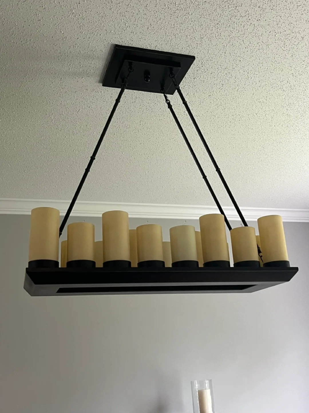 12-Light Candle Style Chandelier image indicator(5)