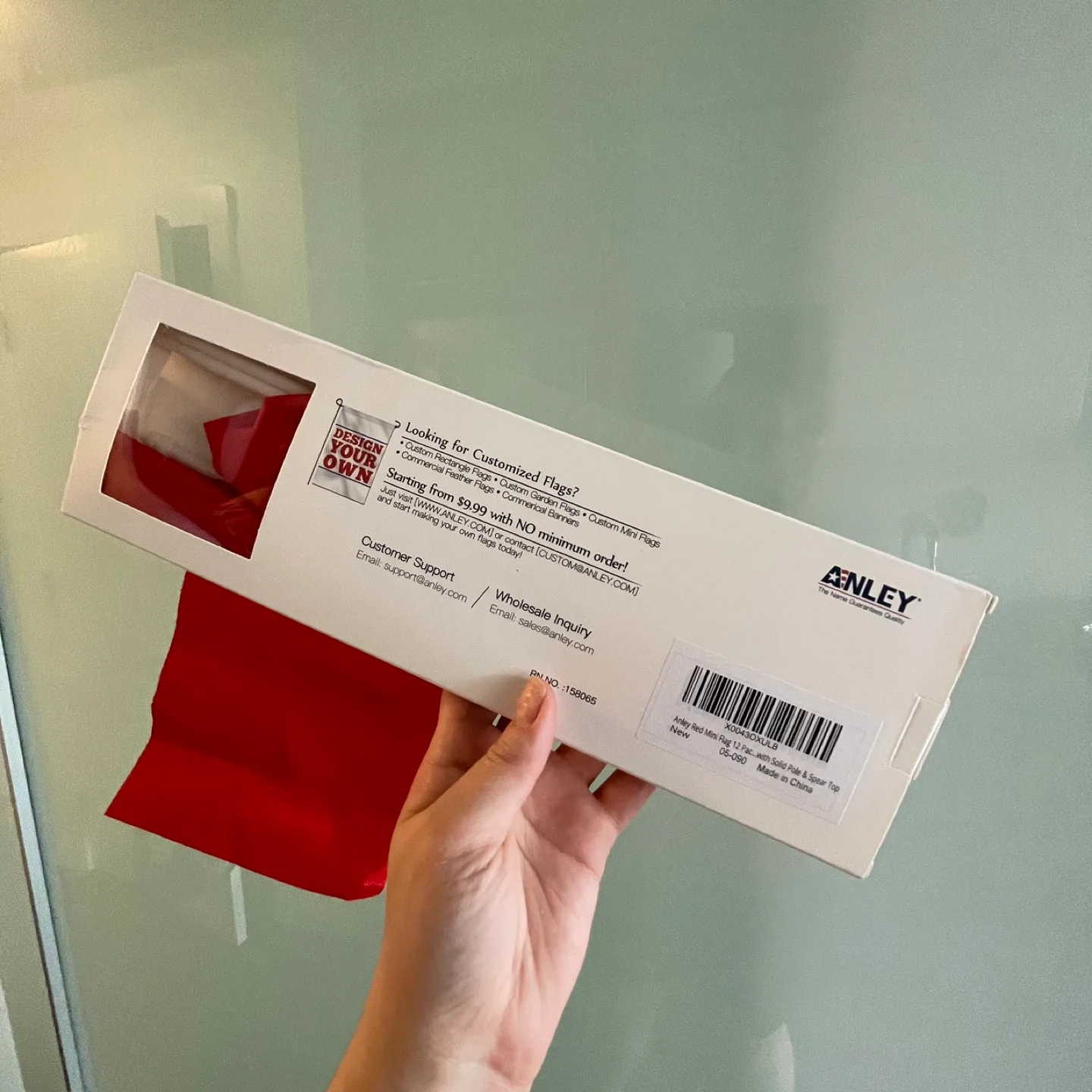 Anley Red Mini Flags 12 Pack image indicator(4)