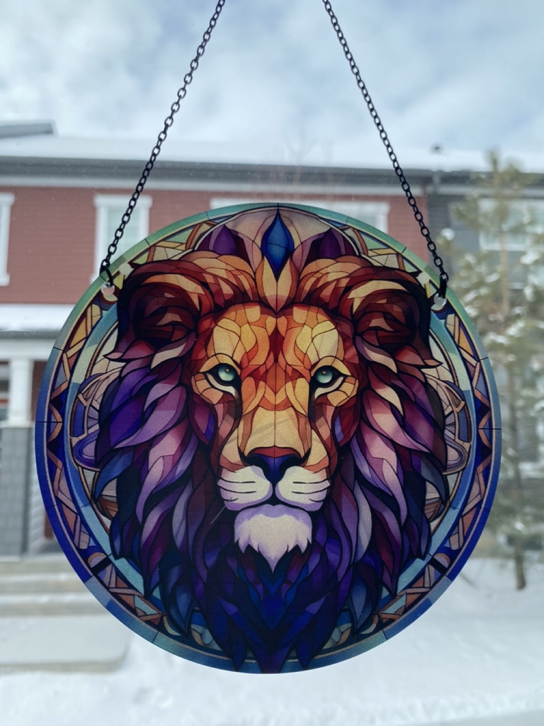 Stunning Lion Hanging window Decor - photo 2