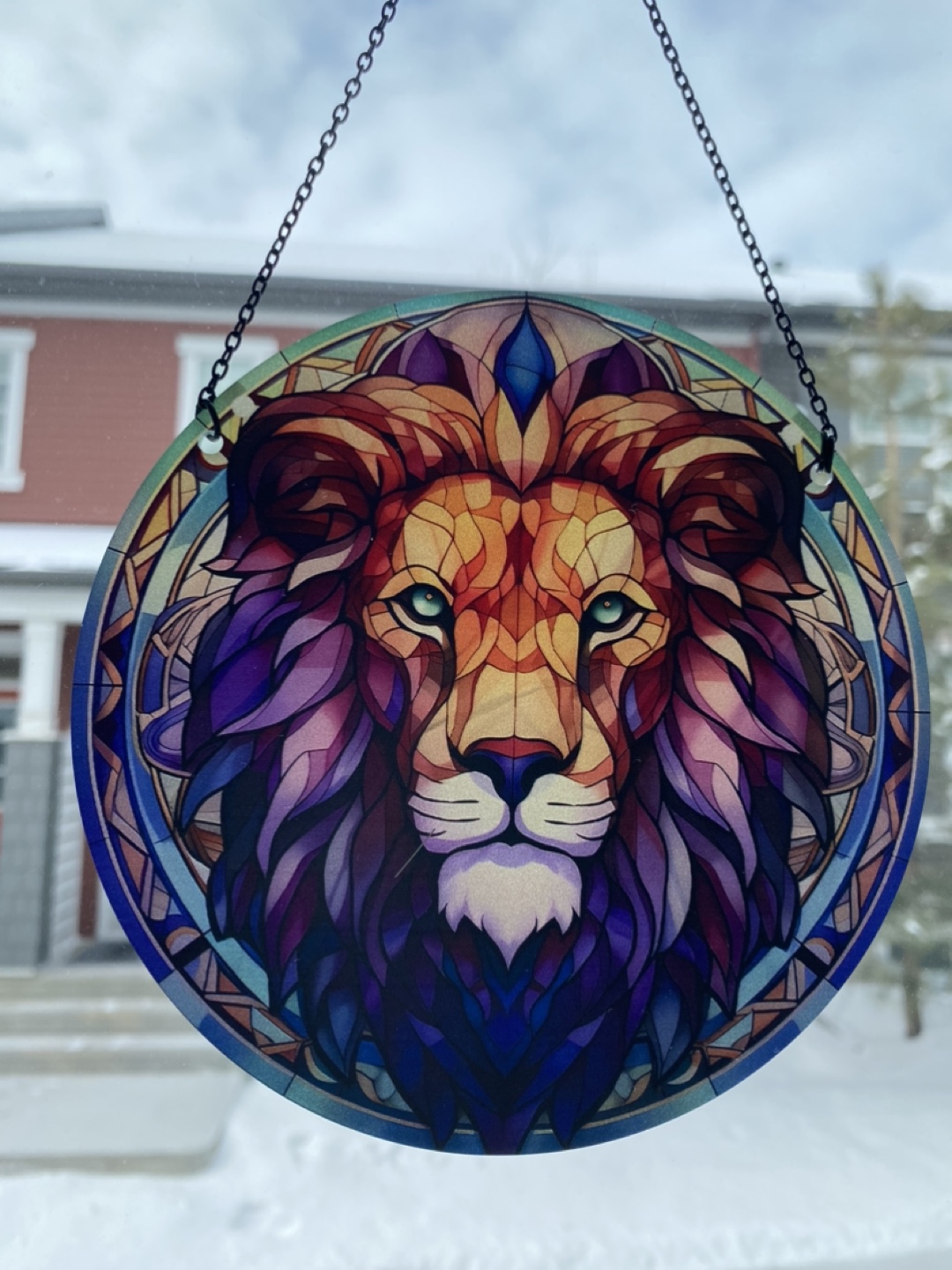 Stunning Lion Hanging window Decor