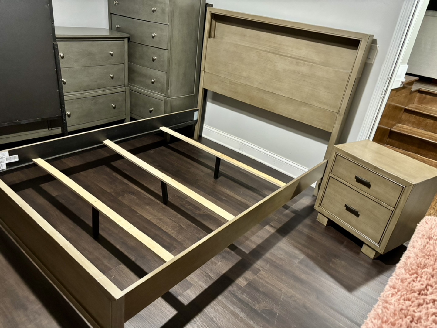 Full - Bed Frame, Headboard & Nightstand