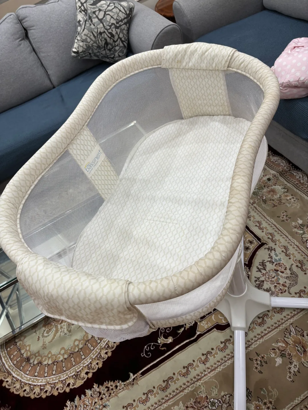 Baby Bassinet with Stand image indicator(2)