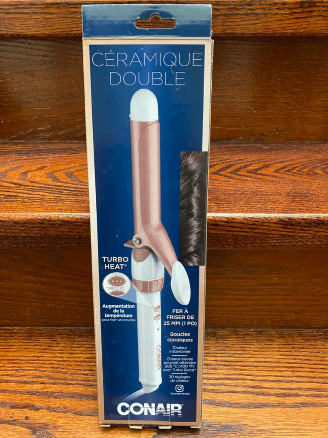 Conair CD701GNC 1-Inch Double Ceramic Curling Iron image indicator(7)