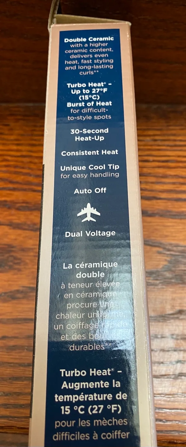 Conair CD701GNC 1-Inch Double Ceramic Curling Iron image indicator(8)