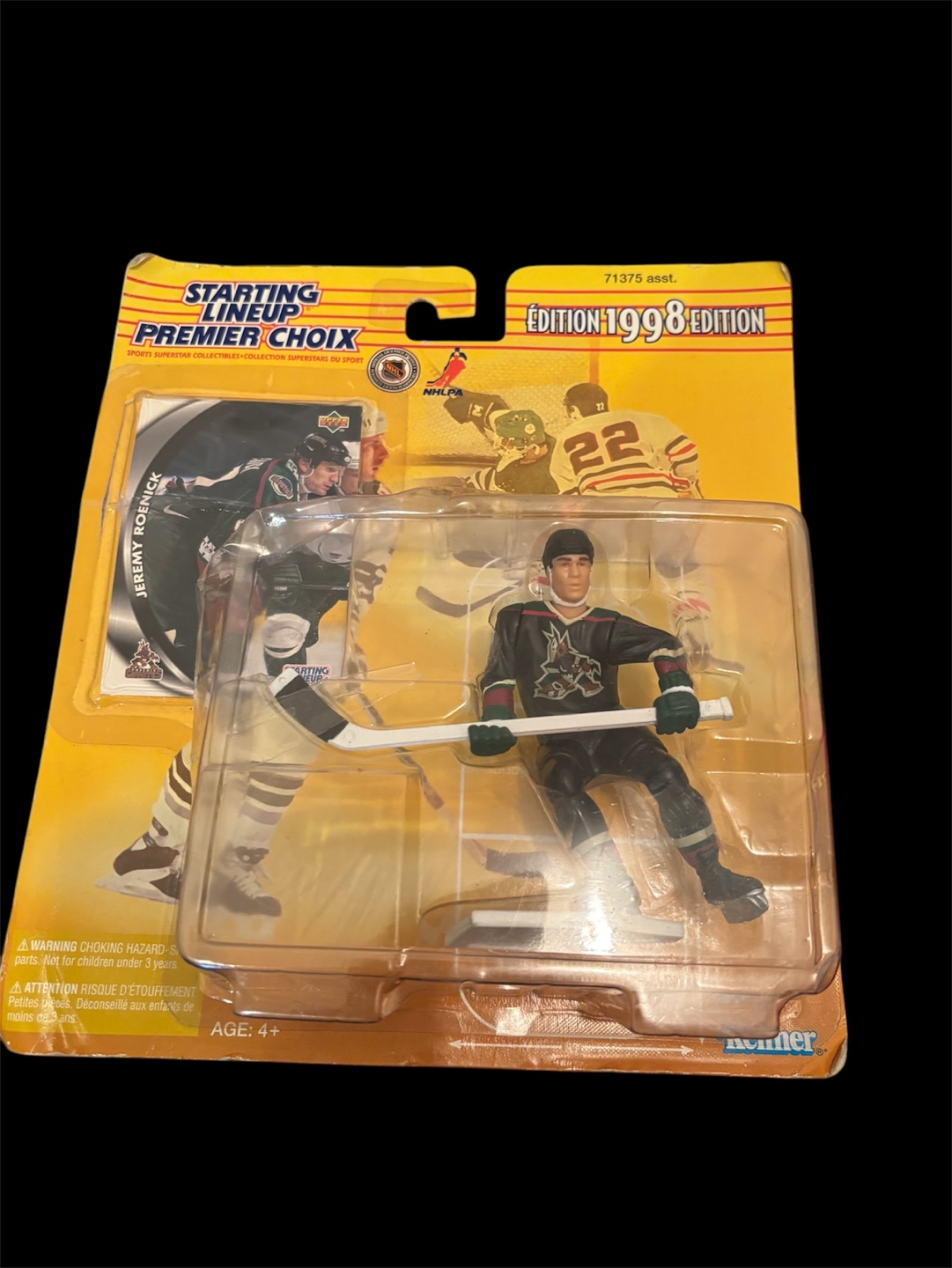 1998 Jeremy Roenick Starting Lineup Premier Choix Figure 🏈