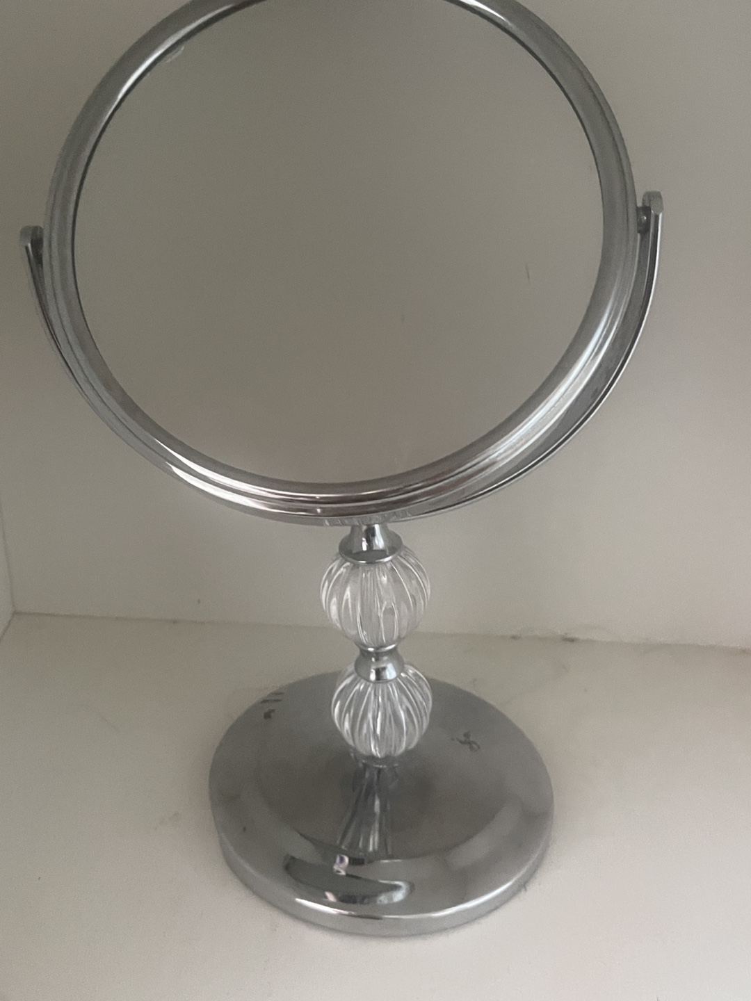 Chrome Double Sided Vanity Mirror