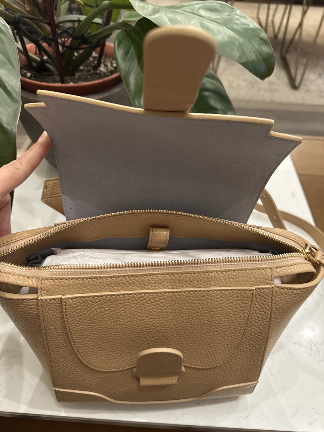 Senreve Mini Maestra Bag in Sand - photo 4
