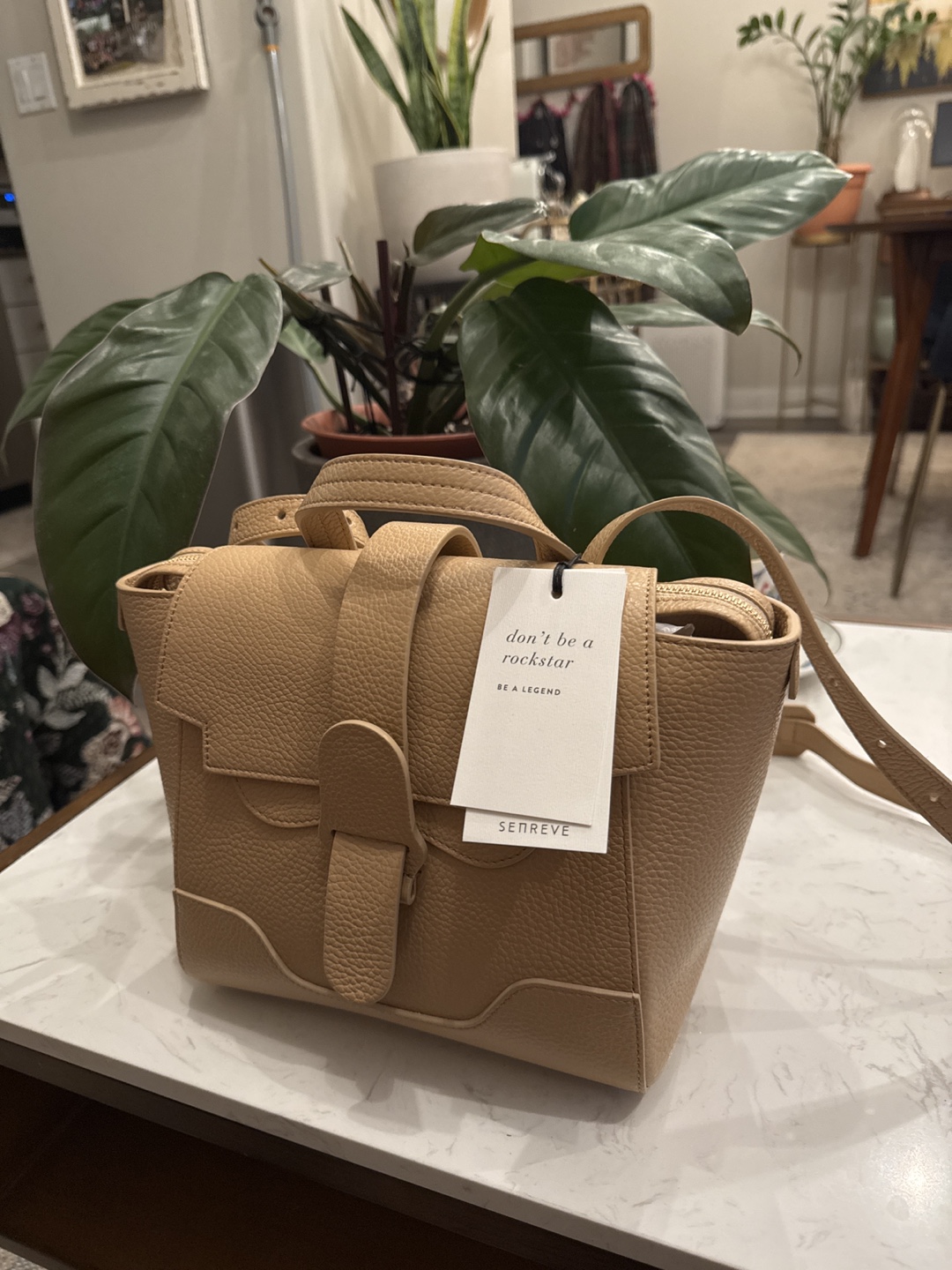 Senreve Mini Maestra Bag in Sand - photo 3