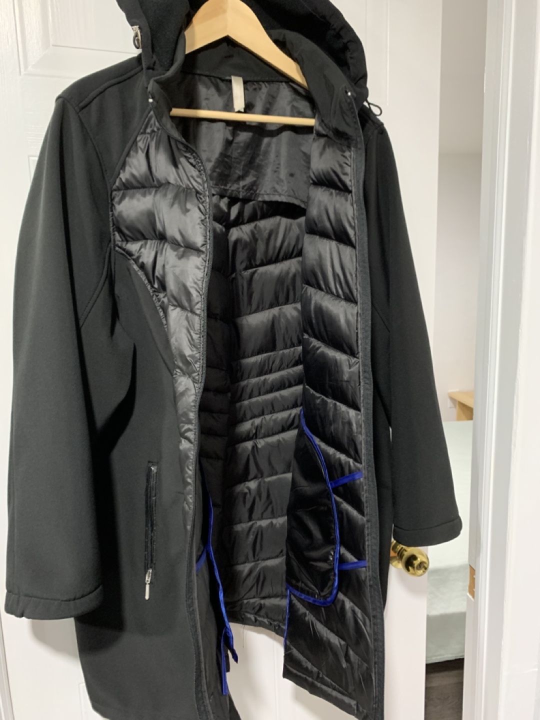 Penningtons Black Hooded Puffer Jacket - photo 2