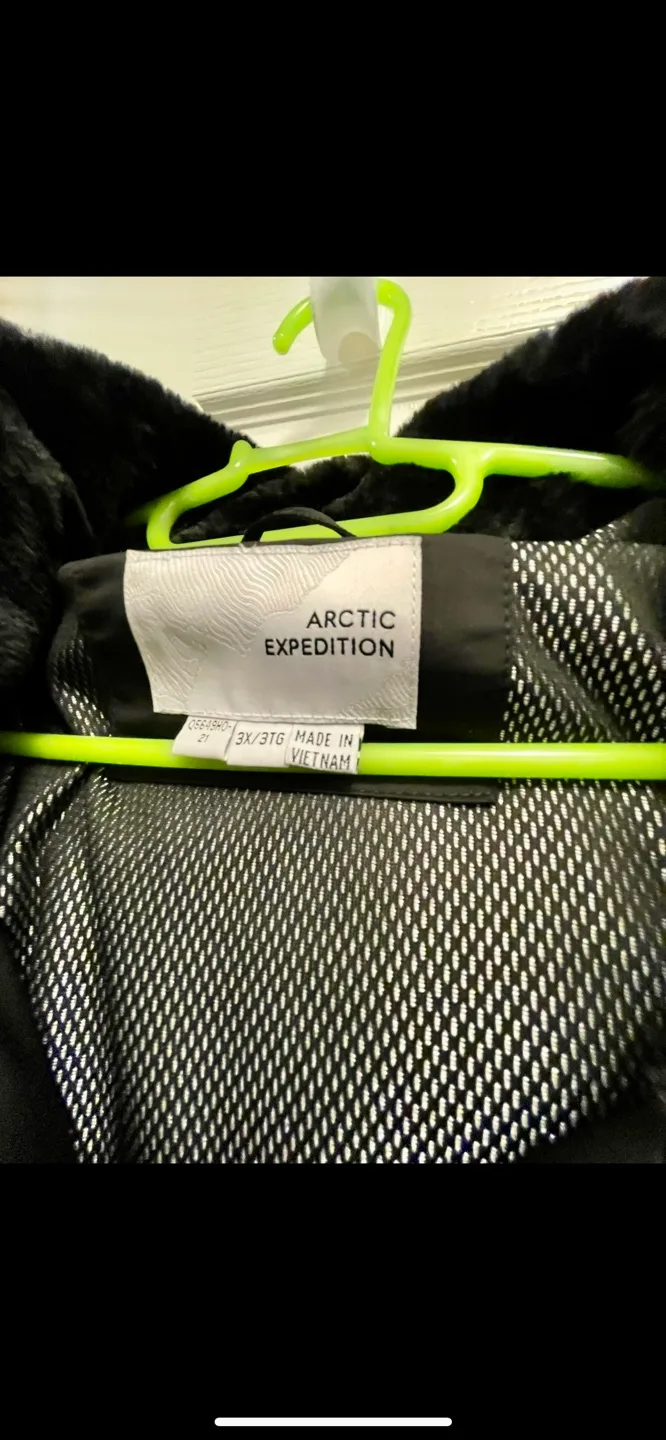 Arctic Expedition Women's Black Parka - Size 3X image indicator(2)