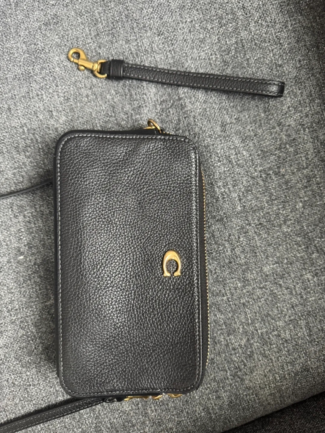 Coach Black Leather Crossbody Bag image indicator(3)