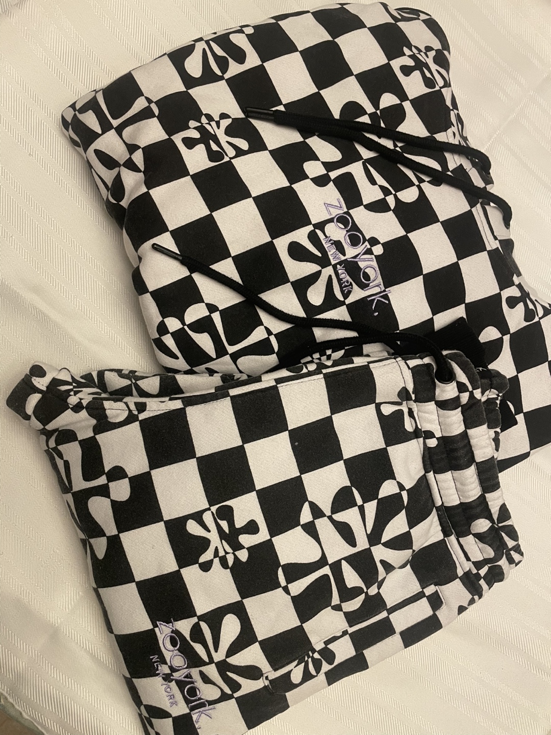 Zoo York Checkered Hoodie and Joggers Set