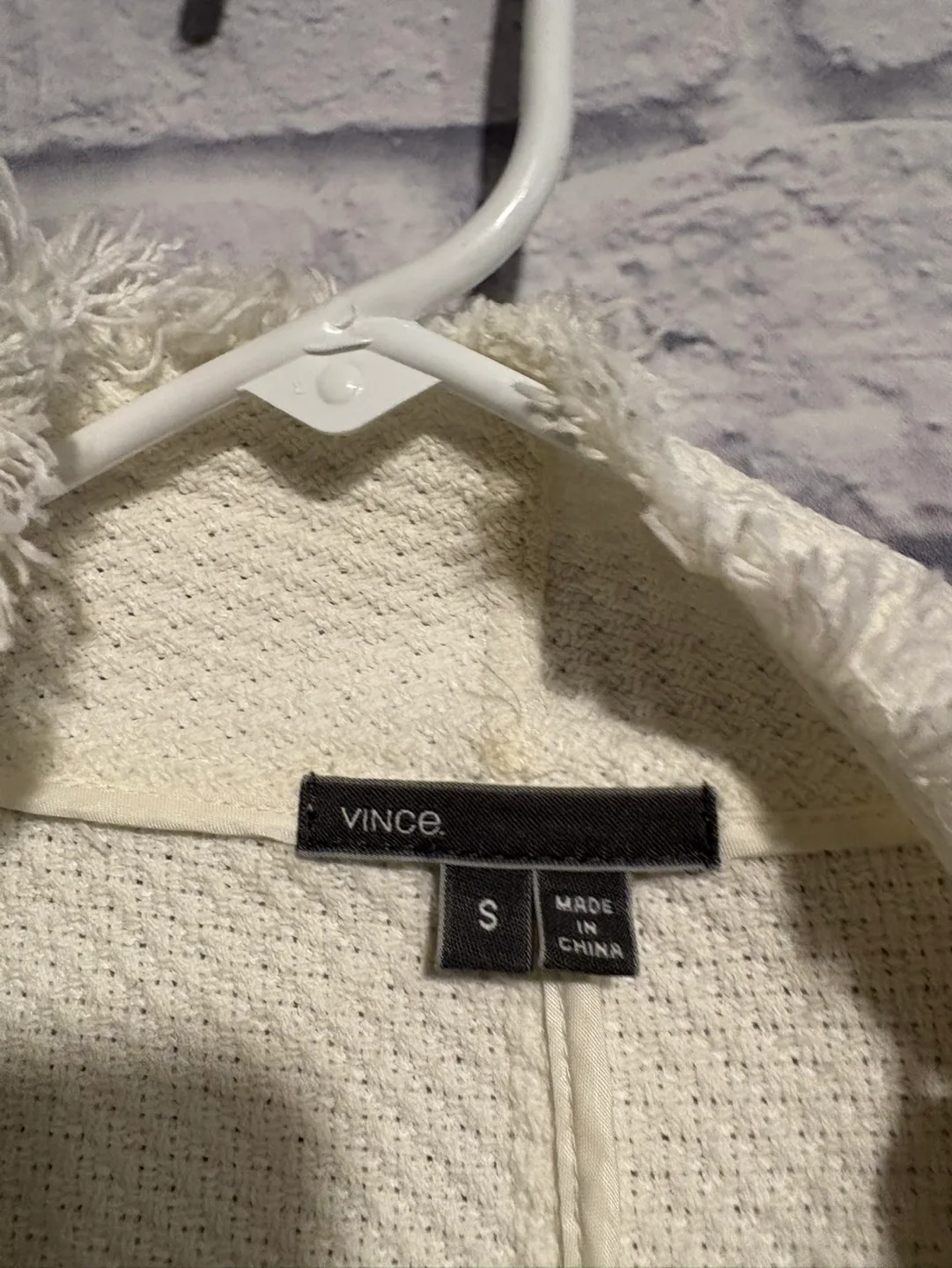 Vince Women's White Jacket Small image indicator(3)