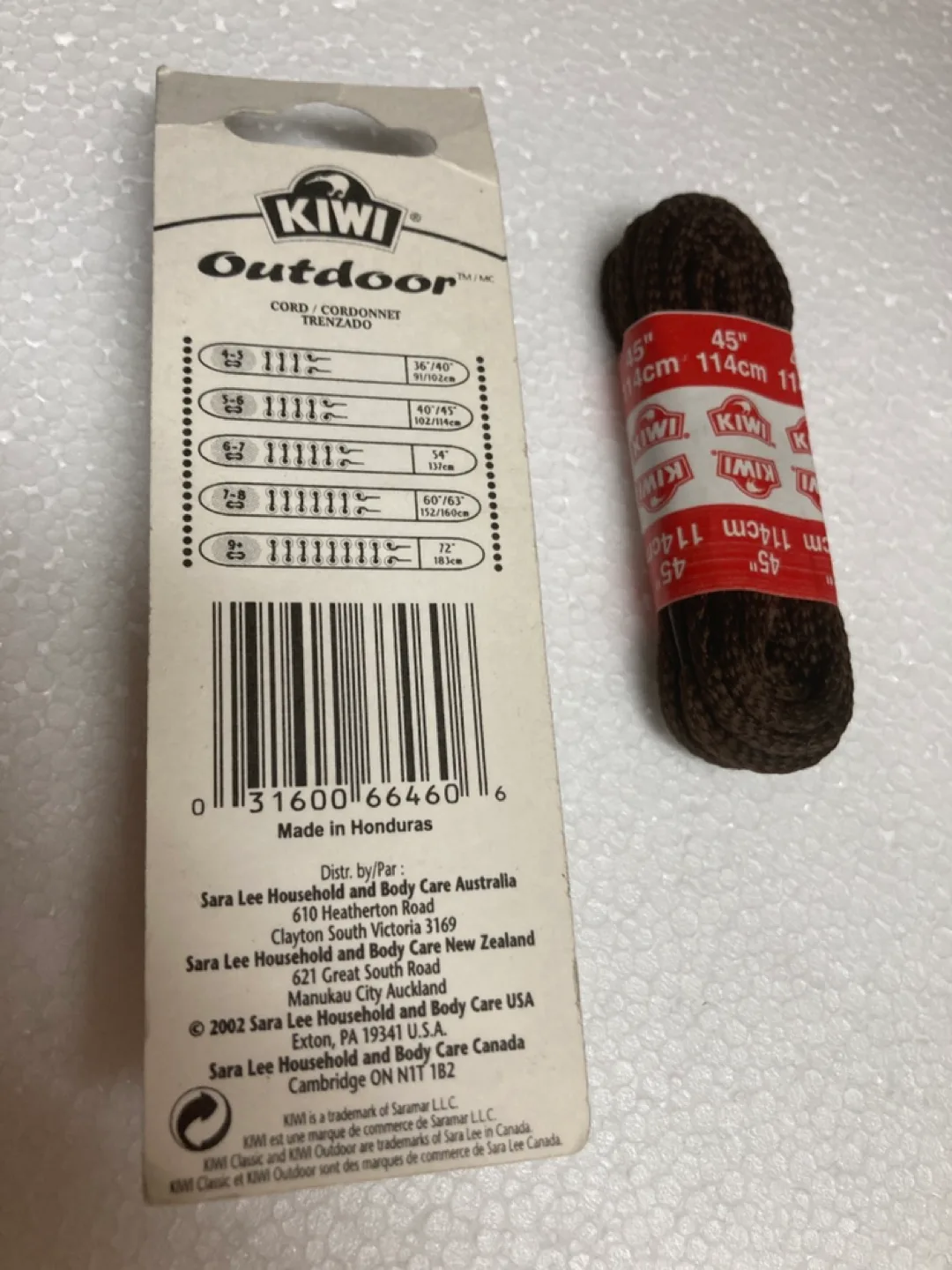 Kiwi Outdoor Shoelaces - Brown - 45" image indicator(3)